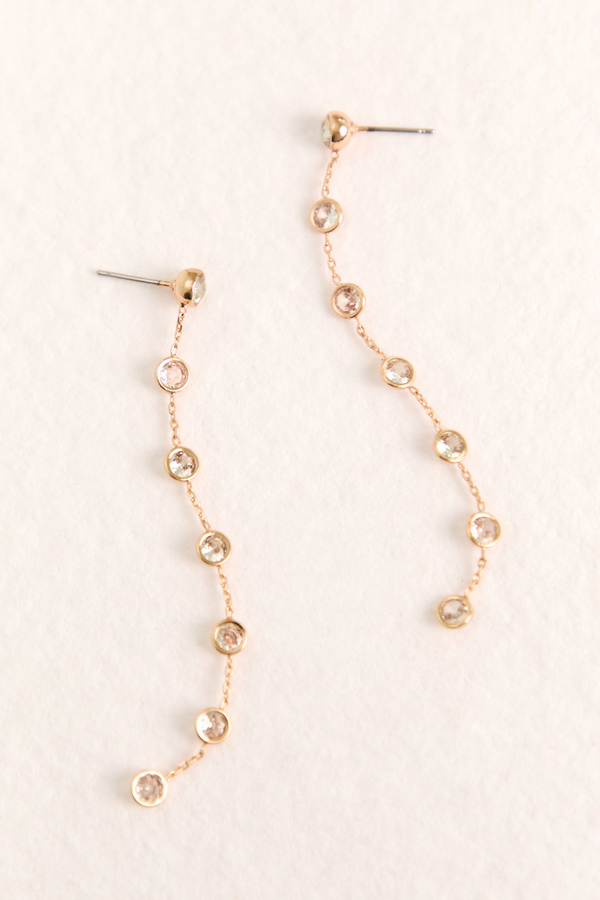 Eden Linear Dangle Earrings - Altar'd State