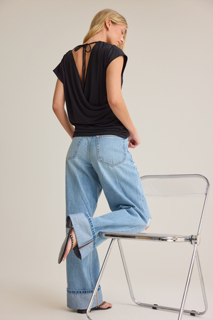 Hart Tie-Back Wrap Top - Altar'd State