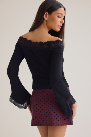 Noemi Polka Dot Mini Skort - Altar'd State - 