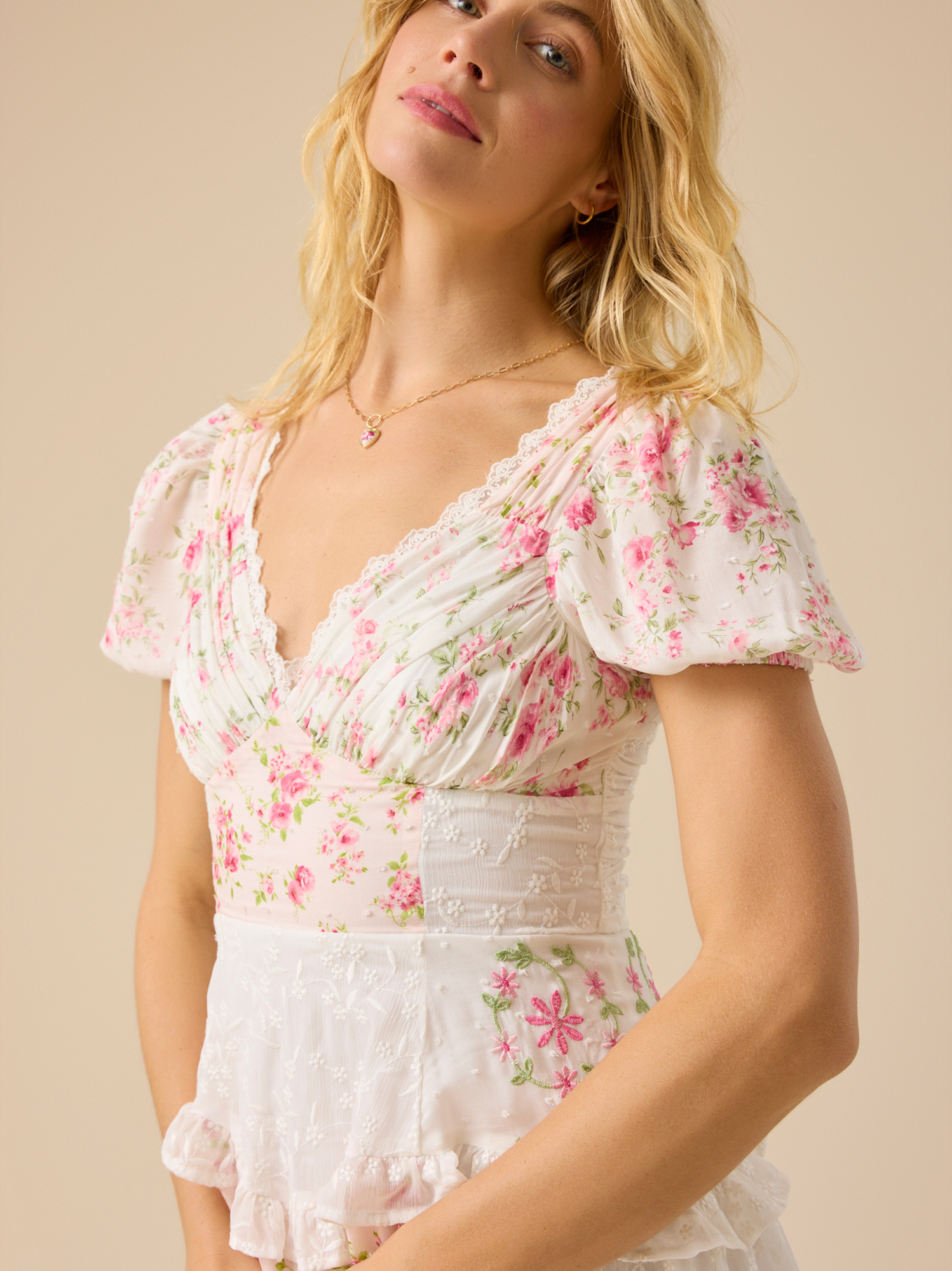 strapless open back dress Women's Boho Pink Disco Dress
