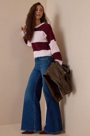 Harper June Striped Sweater - Altar'd State - 