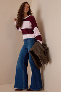 Harper June Striped Sweater Detail 3 - Altar'd State