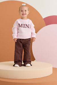 Penelope Polka Dot Mini Sweatshirt Detail 2 - Altar'd State