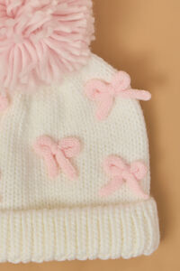 Bow Chunky Knit Beanie Detail 2 - Altar'd State