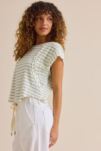 Royel Striped Tee Detail 4 - Altar'd State