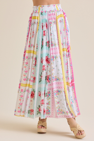 Gianna Floral Maxi Skirt - Altar'd State - 