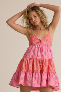 mini frilly dress Catalina Yellow Ruffle Mini Dress