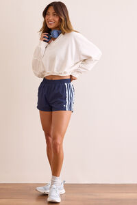 Retro Run Crochet Stripe Short Detail 2 - Altar'd State