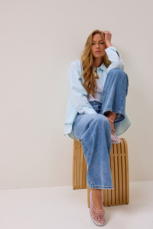 Sydney Wide Leg Jeans - Altar'd State - 