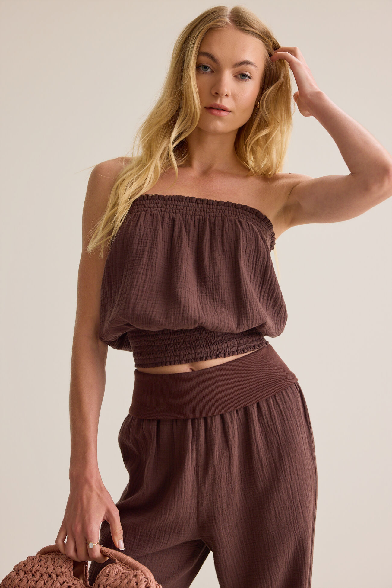 Prestyn Gauze Tube Top