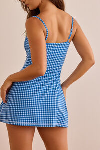 Game On Gingham Dress Detail 7 - Altar'd State
