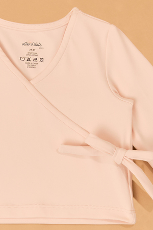 Aurora Ballet Wrap Top - Altar'd State - 
