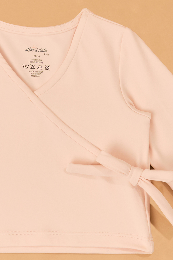 Aurora Ballet Wrap Top Detail 4 - Altar'd State