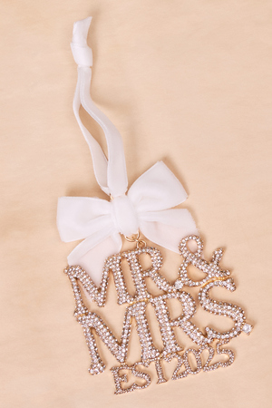 Mr. And Mrs. Ornament