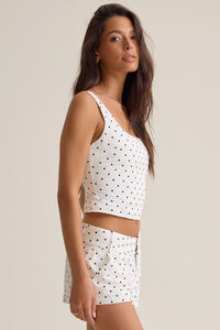 Leilah Polka Dot Tank Detail 5 - Altar'd State