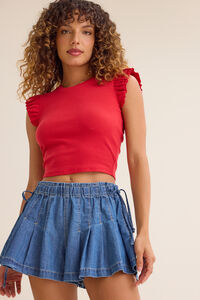 Alina Flutter Sleeve Top - Altar'd State