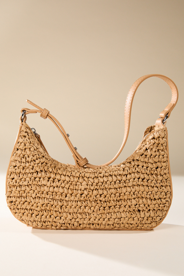 Pura Vida Straw Shoulder Bag Detail 4 - Altar'd State