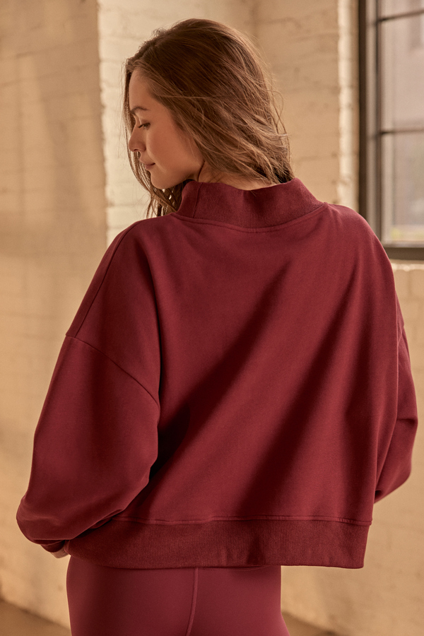 AS Revival Mockneck Pullover Detail 3 - Altar'd State