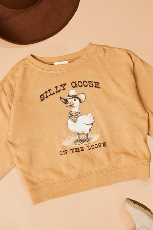 Silly Goose on the Loose Graphic Sweatshirt - Altar'd State - 