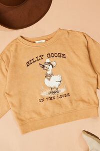 Silly Goose on the Loose Graphic Sweatshirt Detail 4 - Altar'd State