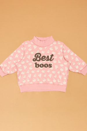 Best Boos Mock Neck Toddler Sweatshirt - Altar'd State
