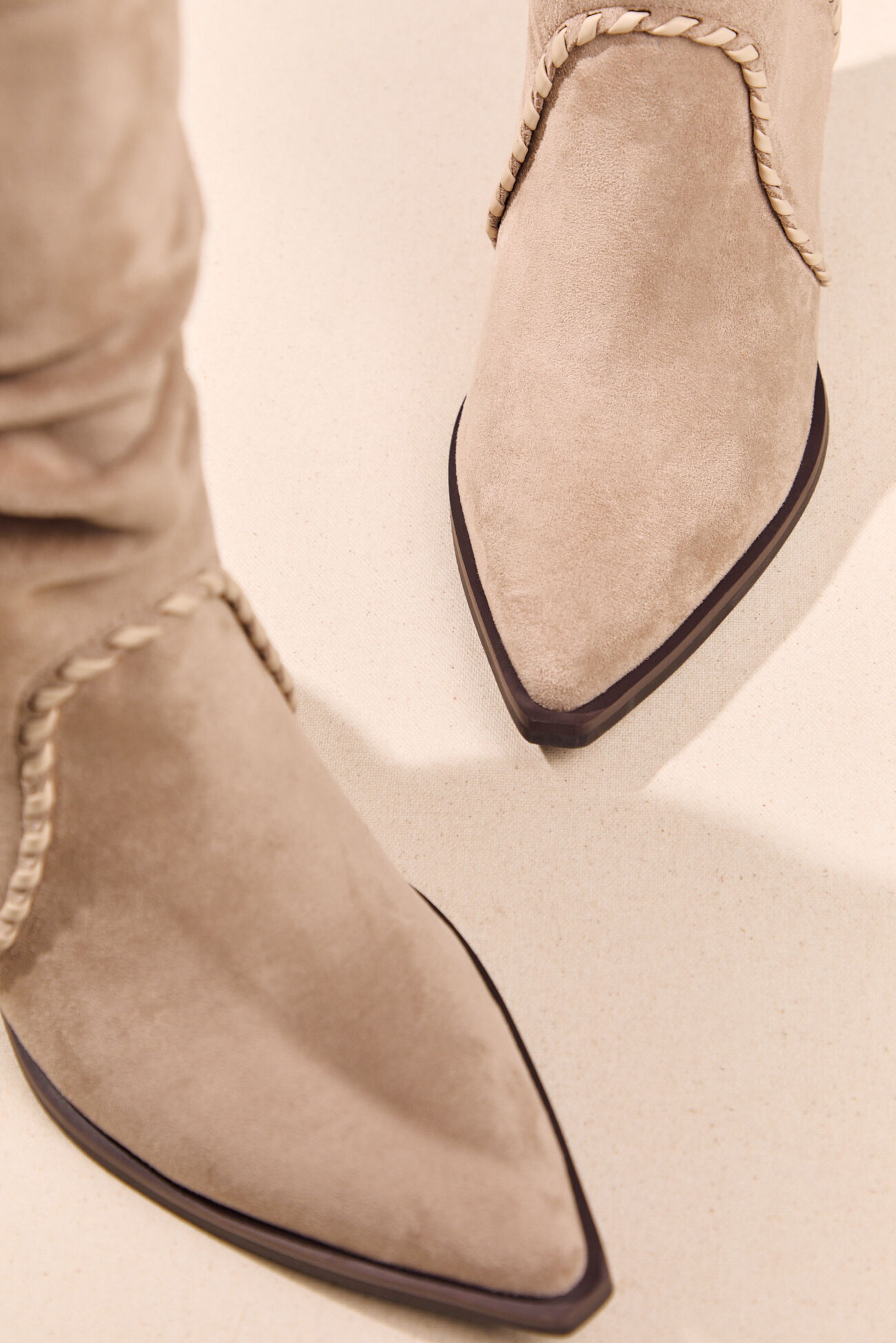 Aria Scrunched Whip Stitch Boot