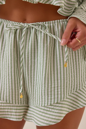 Elliann Stripe Shorts - Altar'd State - 