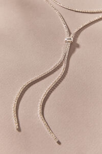 Glitzy 2 Layer Y Necklace Detail 2 - Altar'd State