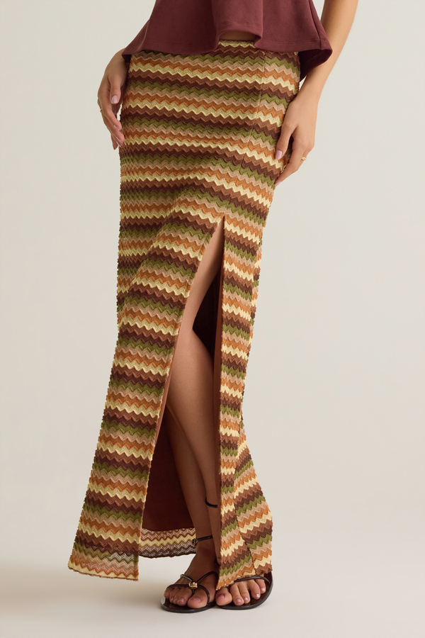 Lizzy Crochet Maxi Skirt Detail 3 - Altar'd State