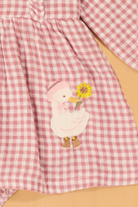Daphne Duck Gingham Bubble With Bows Detail 3 - Altar'd State