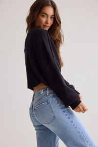 Tatum Oversized Bolero Sweater Detail 5 - Altar'd State