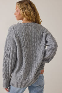 Jayne Cable Knit Cardigan Detail 5 - Altar'd State