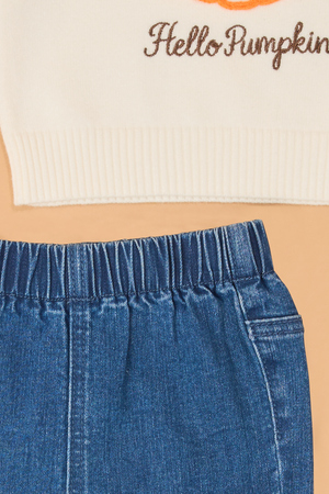 Hello Pumpkin Sweater & Jeans - Altar'd State - 