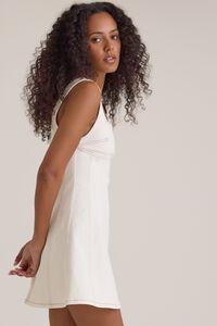 Kalie Denim Mini Dress Detail 3 - Altar'd State