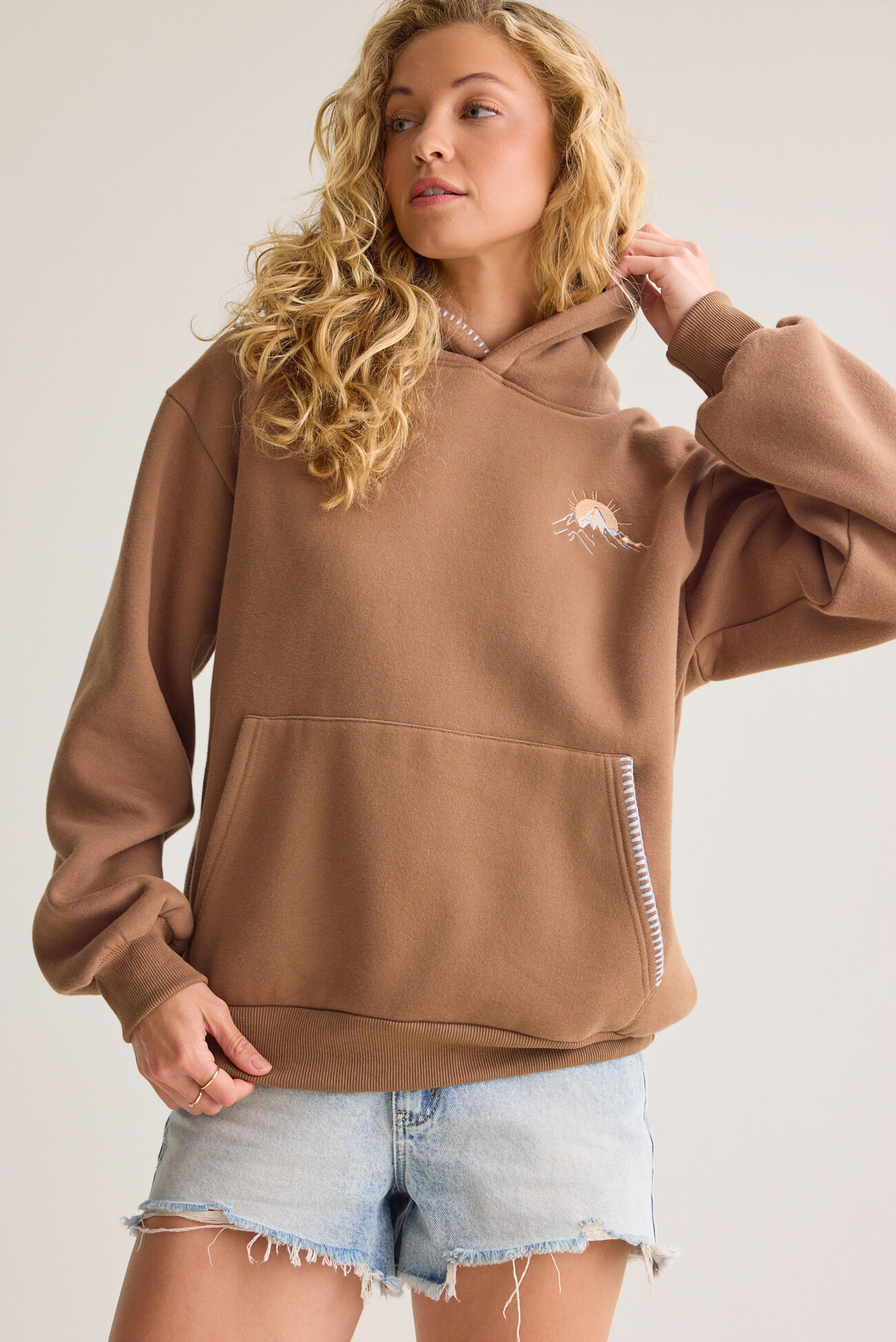 God is Everywhere Around You Mountain Hoodie