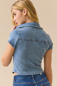Sadie Denim Top Detail 4 - Altar'd State