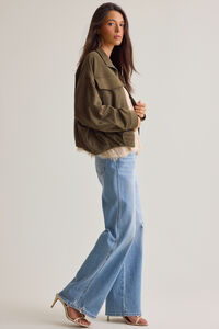 Millie Suede Jacket Detail 5 - Altar'd State