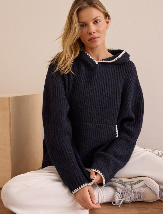 Weekend Wander Knit Hoodie Detail 6 - Altar'd State