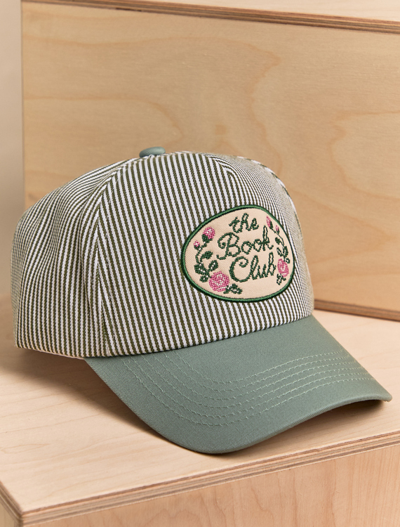 The Book Club Striped Hat Detail 1 - Altar'd State