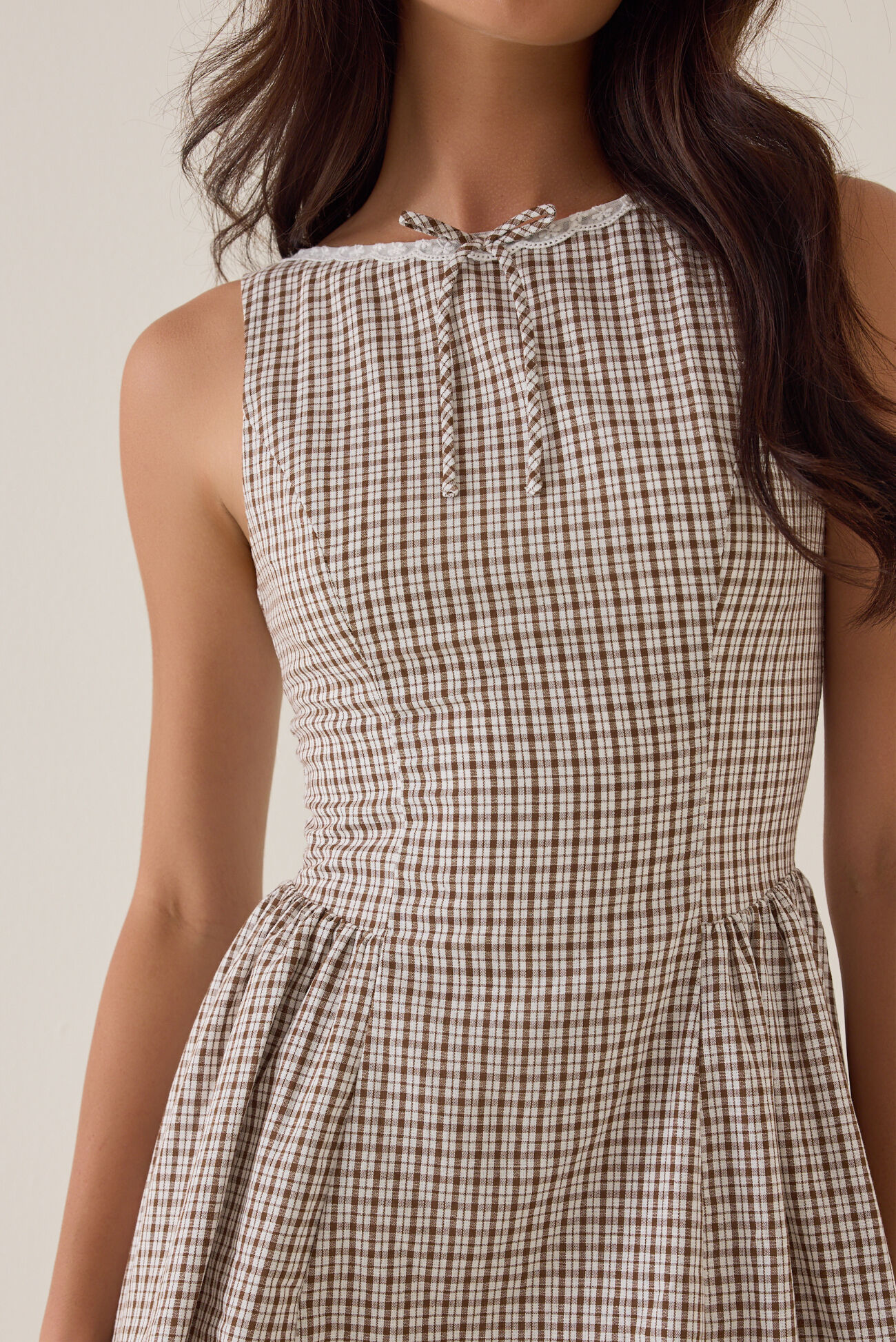 Madelynne Plaid Romper