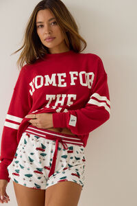 Christmas Cars Lounge Shorts - Altar'd State