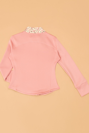 Abby Floral Trim Full Zip Jacket - Altar'd State - 