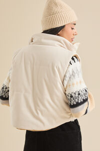 Cordelia Reversible Corduroy Vest Detail 4 - Altar'd State