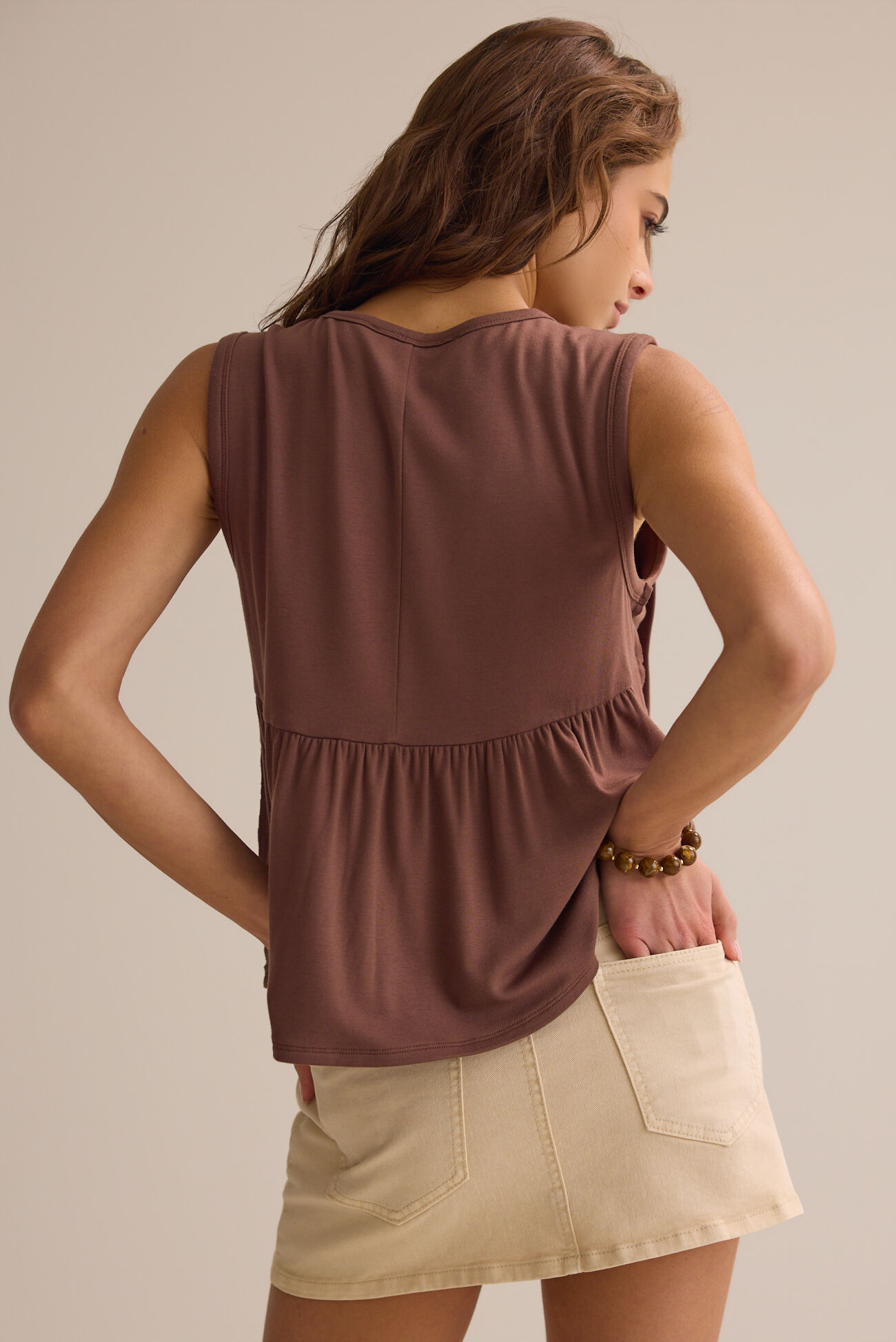Quinn Pleated Tank