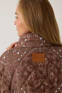 Cece Bandana Quilted Jacket Detail 5 - Altar'd State