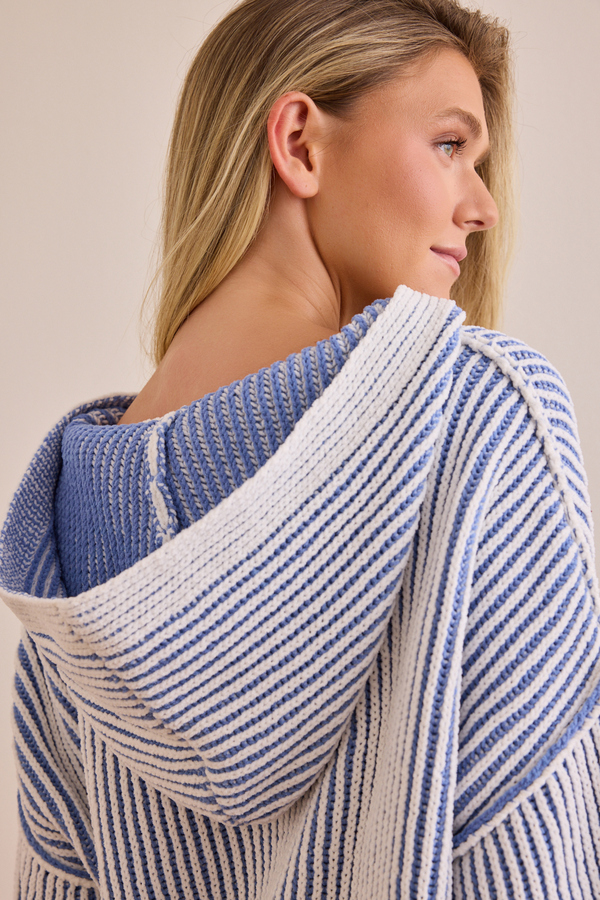 Cozy Ribbed Haven Hoodie Detail 4 - Altar'd State