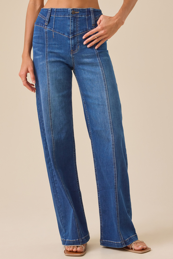 Katherine High Rise Seam Jean Detail 3 - Altar'd State