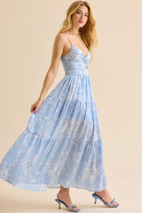 Kellsa Floral Maxi Dress Detail 5 - Altar'd State