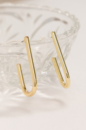 Slim Open Oval Hoop - Altar'd State - 