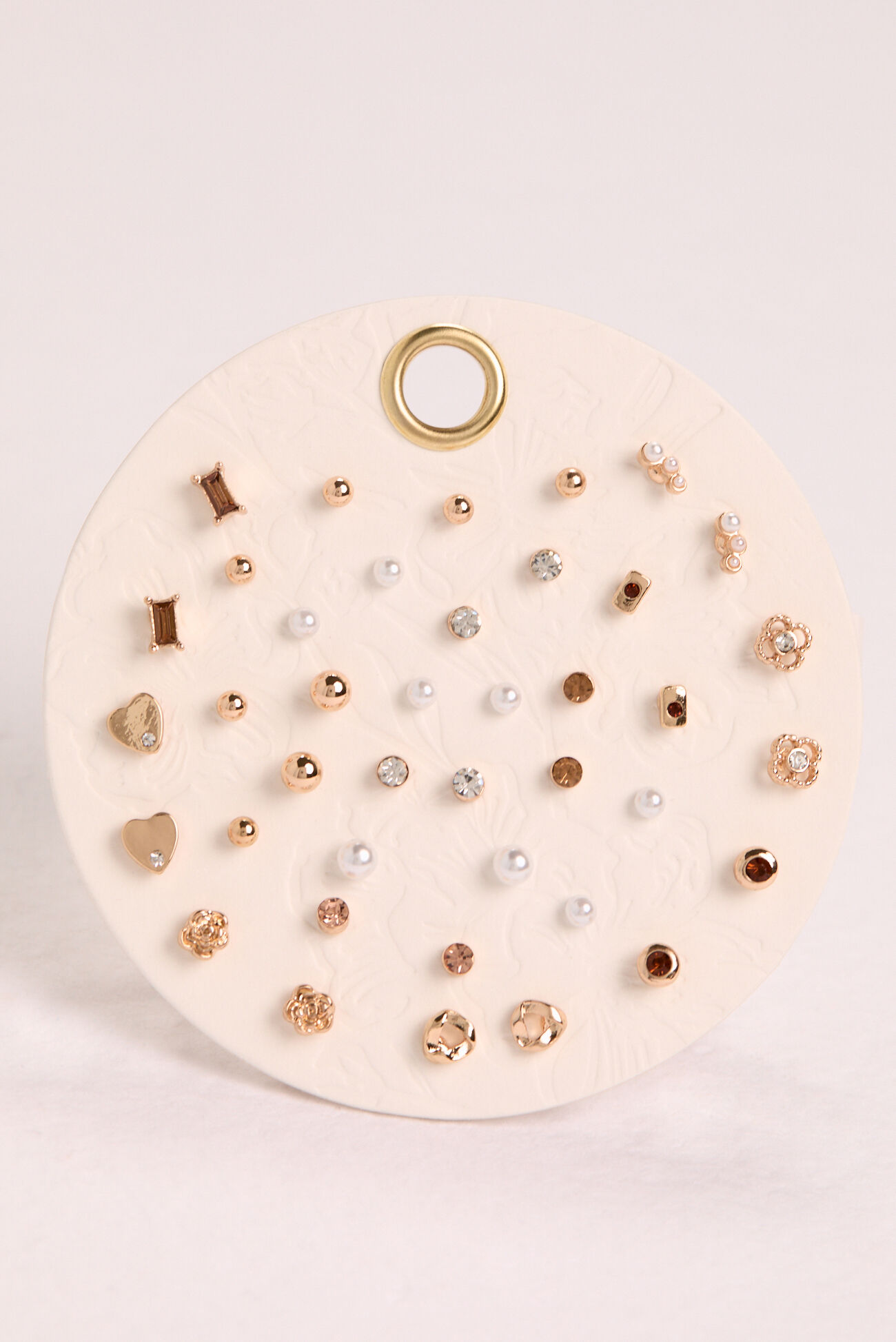 Pearl & Gold Stud Earring Pack